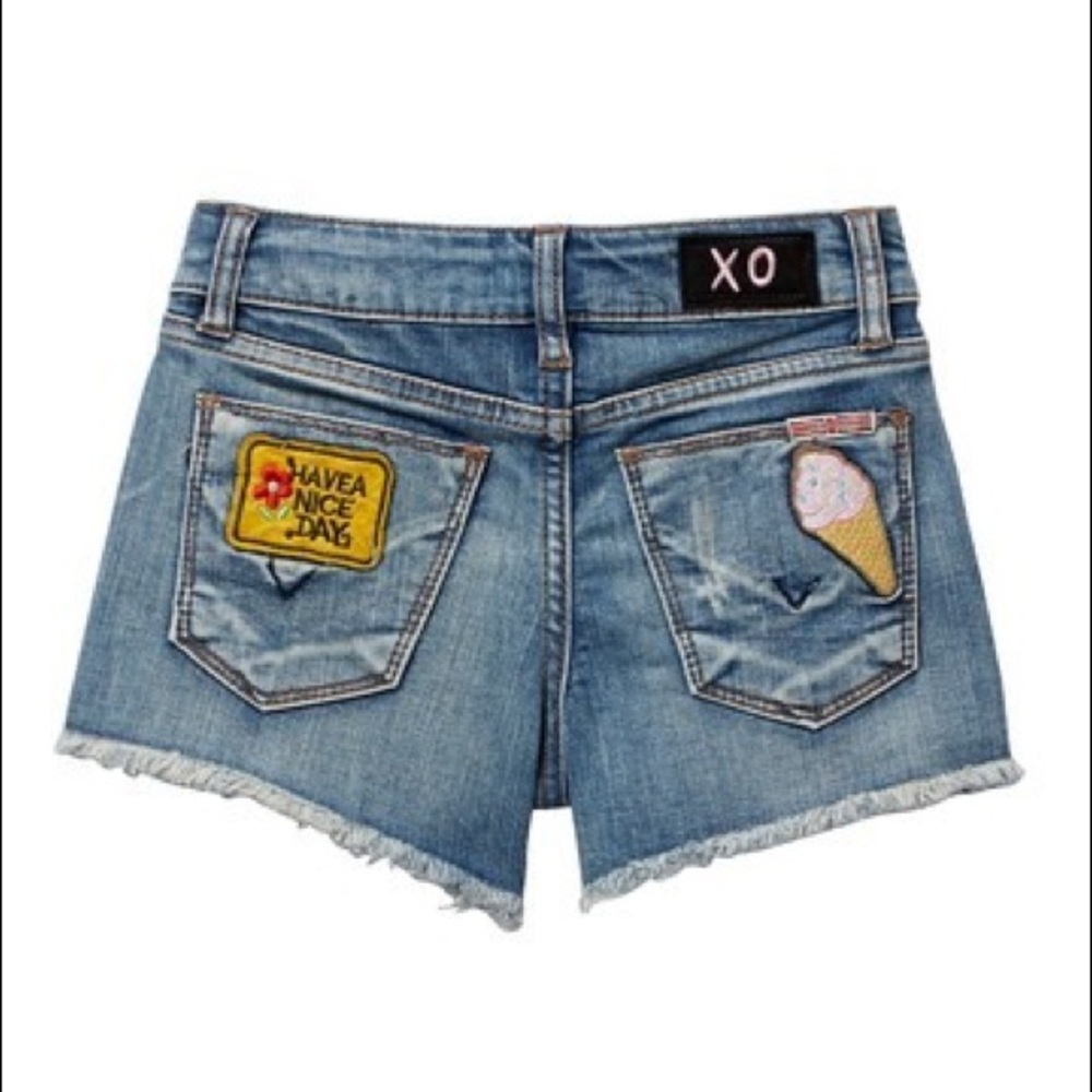 HUDSON Jeans Patched Up Shorts - Picture 3 of 3